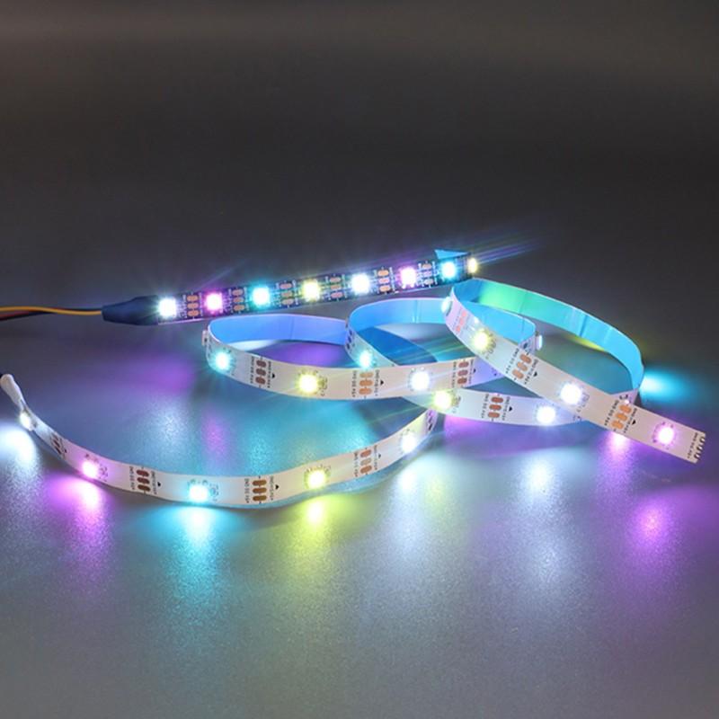 Лучшая светодиодная лента WS2812 полноцветная 5В, светодиоды 5050, для Arduino/ESP32, программируемое управление