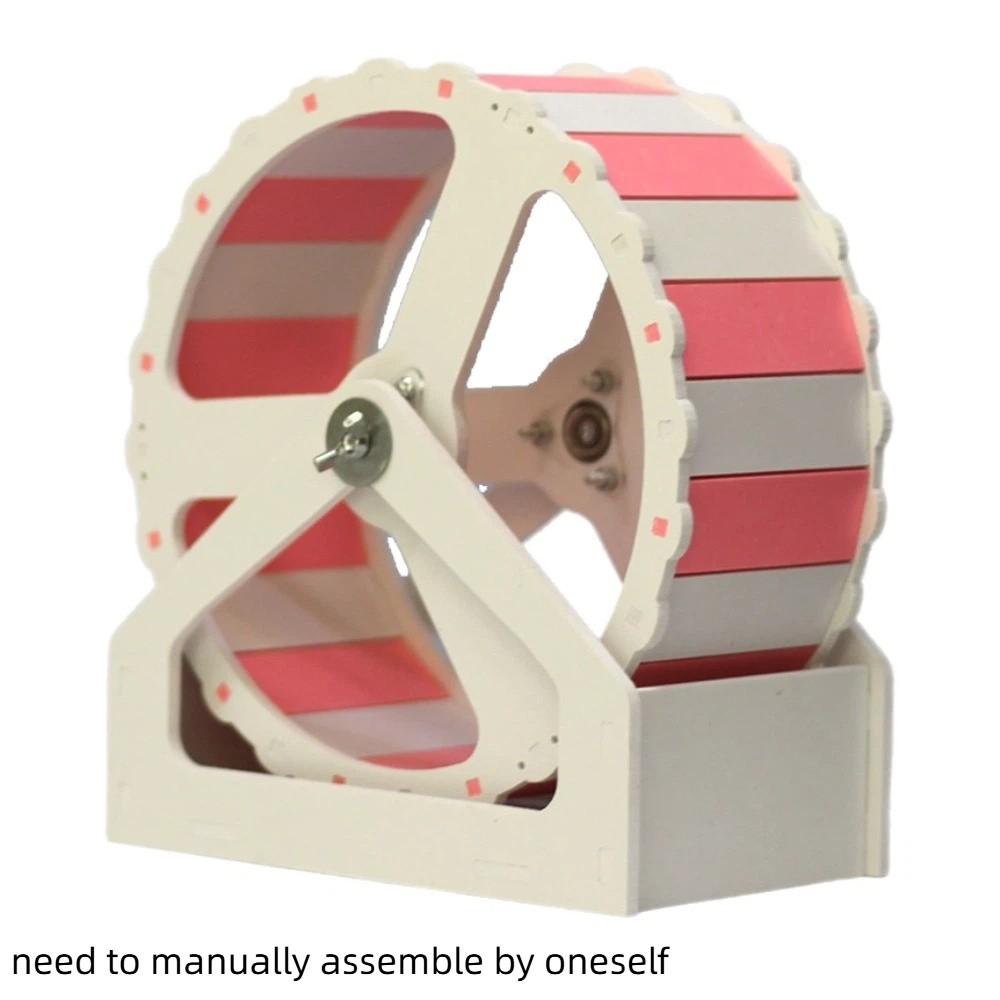 Animal Plastic Hamster Running Wheel Silent Stable Base Rodent Running Wheel 21cm Colorful Exercise Wheel for Small Animals
