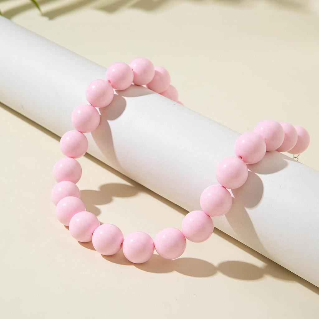 Летнее богемное допаминовое красочное преувеличенное ожерелье из бисера для женщин, ювелирные изделия, индивидуальное ожерелье-чокер для пляжного отдыха