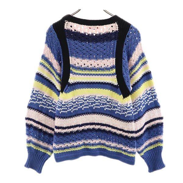 SEE BY CHLOE Дизайнерская вязка Длинный рукав Дизайнерский вязаный свитер Женский Б/у