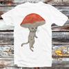 Magic Mushroom Cat Hat Parody T Shirt B1308
