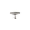 Olive-Shaped Brass Cabinet Knobs, French Style Modern Drawer Pulls, Oval Single Hole Handles for Wardrobe, Luxury Solid brass