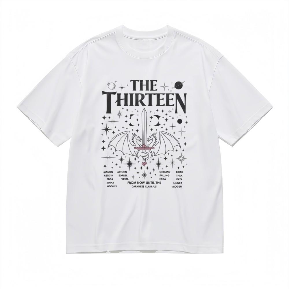 Women's Classic T-Shirt Celestial Sword Symbol Abstract Art Print Cotton Tee