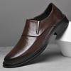 2024 Comfortable Men Genuine Leather Loafers Office Casual Business Shoes Lightweight Non-Slip Moccasins Shoes Men Designer Shoe
