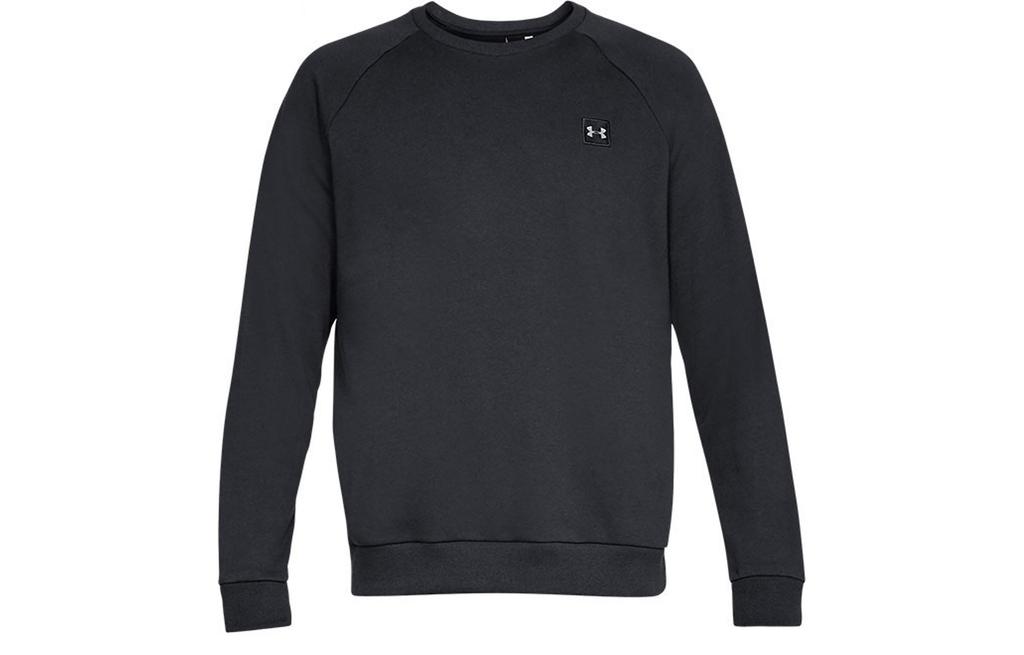 Under Armour Sweatshirts Men's Black Crew Neck Moderate Regular 1320738-001