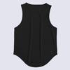 Men Summer Sport Vest O Neck Good Breathability Solid Color Sleeveless Sweat Absorption Quick Dry Pullover Gym Fitness Jogging Tank