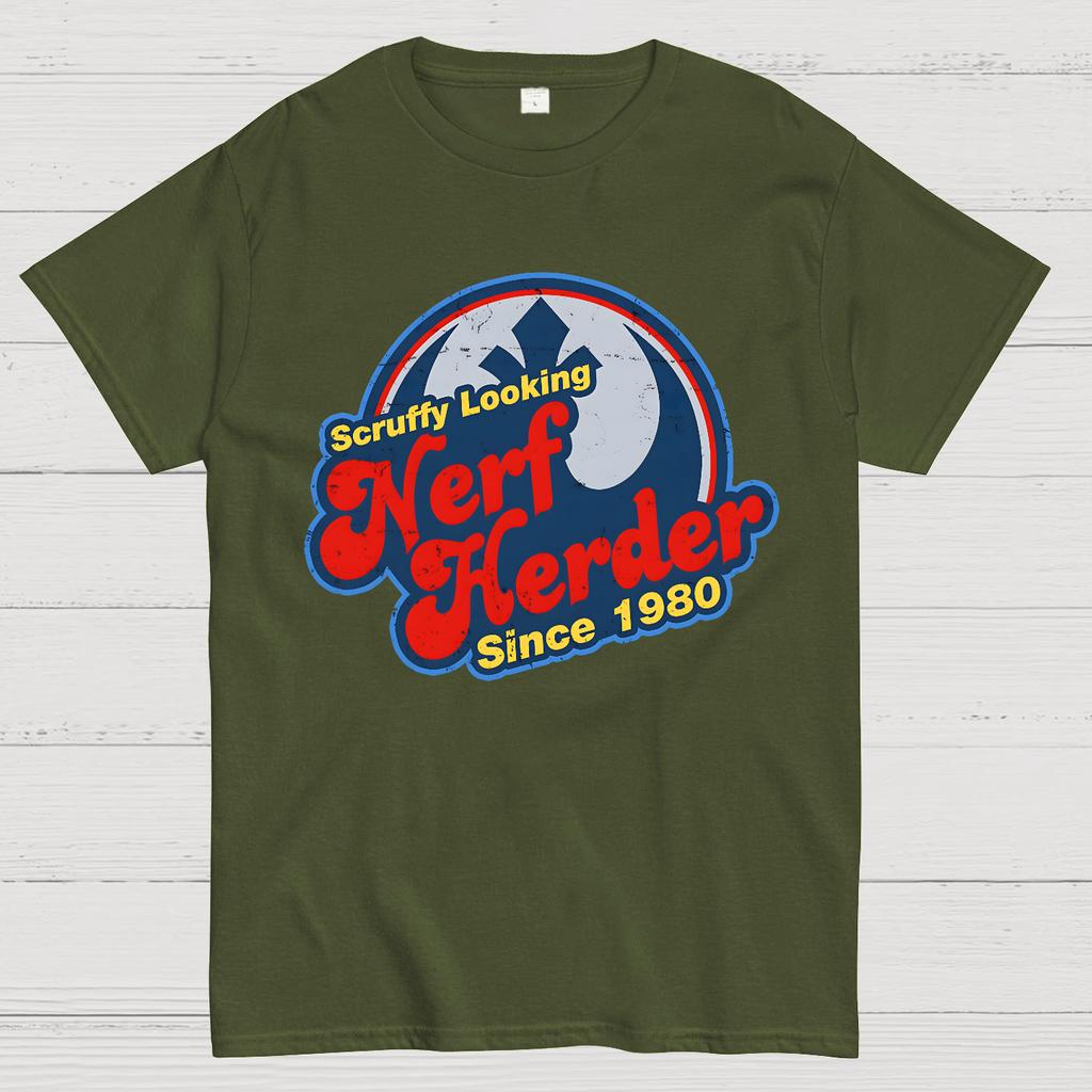 Scruffy Looking Nerf Herder Unisex 100% Cotton Summer Casual Cool Loose T-Shirt