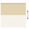 Blackout Roller Blind Beige 160 x 150 cm Fabric Width 156.6 cm