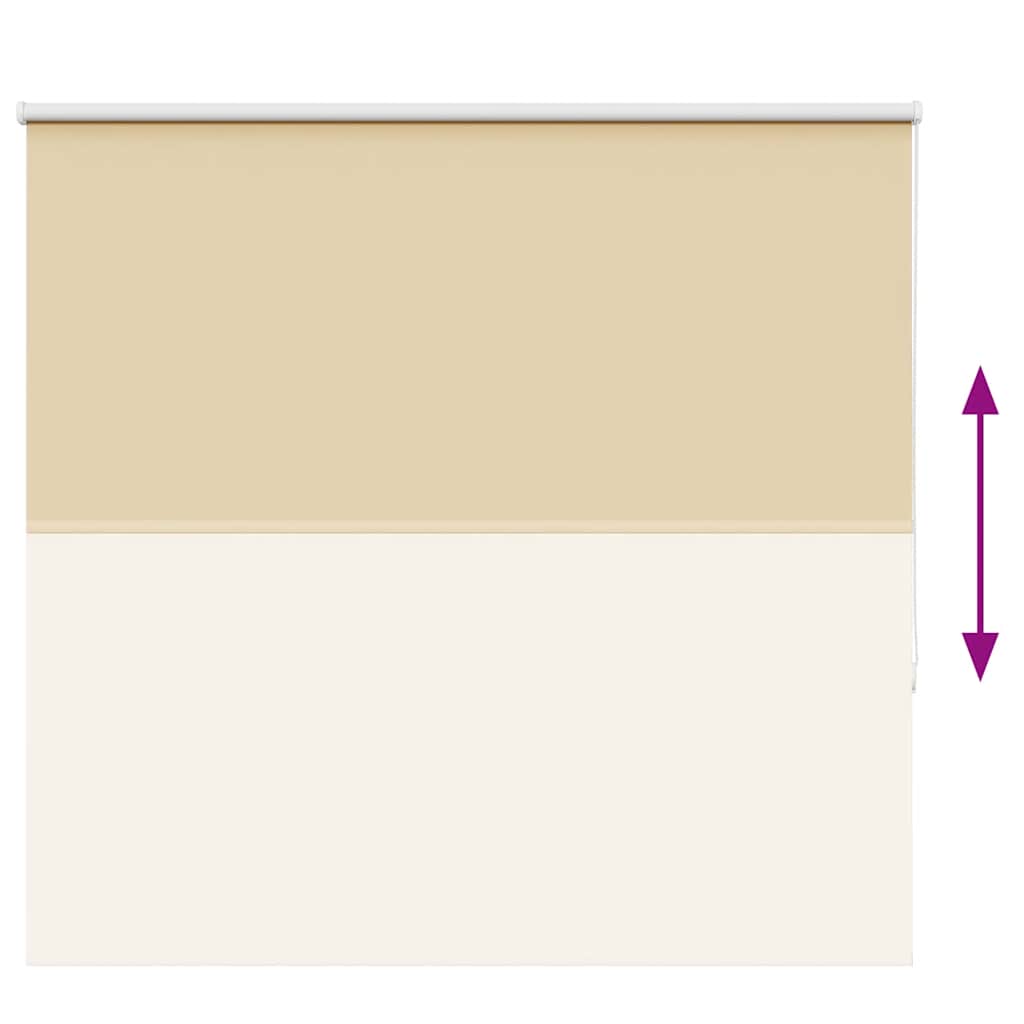 Blackout Roller Blind Beige 160 x 150 cm Fabric Width 156.6 cm