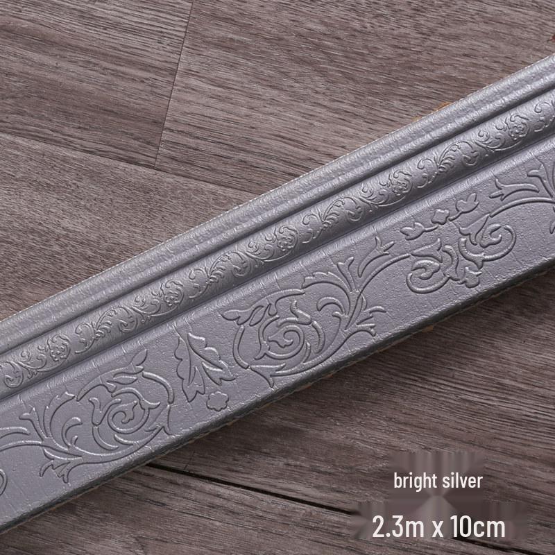 Водонепроницаемые 3D самоклеящиеся наклейки для плинтусов и окантовки дверных проемов