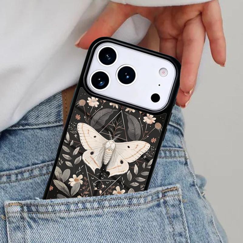 Чехол для телефона 'Ведьмовская моль' для iPhone 17ProMax 12 13 14 15 16e 17 Pro Max Plus Air Cover