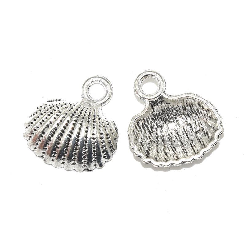 Набор из 18 самодельных украшений из сплава «Морская жизнь»: Подвески из ракушек и раковин для браслетов, ожерелий и серег