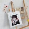 Женская сумка Bungo Stray Dog из японского аниме, холщовая сумка Harajuku, женская сумка-шопер, большая вместительная модная сумка с героями мультфильмов Y2K