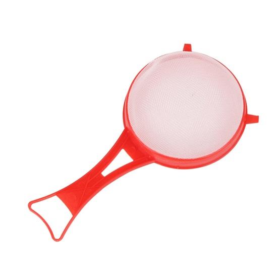 4 шт. Мучное сито с длинной ручкой, безопасный пластик, многофункциональное, для пищевых продуктов, муки, чая, кухонное