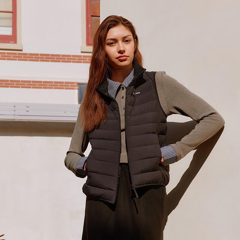 Tanboer Women's Lightweight Stand-Up Collar Down Vest