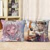 Anime M-Moca Aoba Cushion Cover Car Throw Pillow Case For Sofa Car Christmas Gift 40x40cm 45x45cm