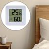 Крытый беспроводной термометр-гигрометр Высокоточный компактный размер Портативный легко читаемый монитор температуры с питанием от батареи