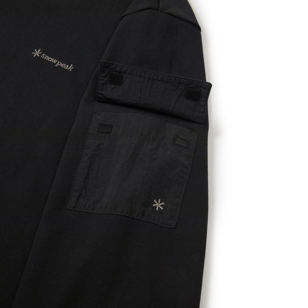 Snow Peak Land Pocket Hoodie Anorak Size M T-Shirt GS-S25FMFHD60 Parka, Men's/Women's, Black,