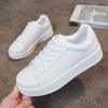 2025 Autumn New Little White Shoes Men's Casual Flat Shoes Men's Shoes Fashion Versatile Pure White Sports Shoes