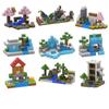 2025 Explosion Cross-border My Mini World Strong Magnetic Square Building Block Boys Children Educational Toys