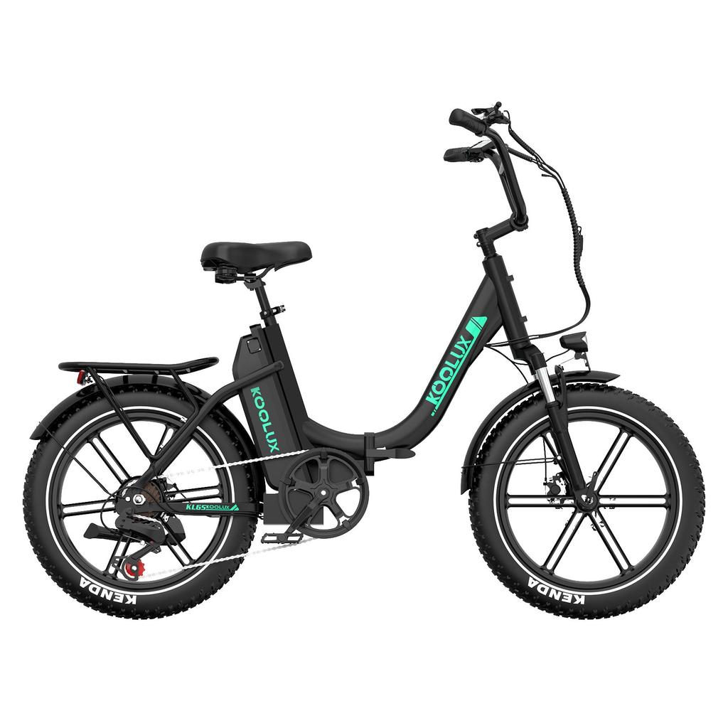 KOOLUX KL6S Adult Folding Electic Bicycle 500W Motor 48V15.6Ah Battery 20 Inch Fat Tires Electric Bike City Outdoor Off-Road E-Bike
