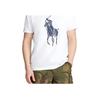 Polo Ralph Lauren Logo Print Crew Neck Casual Short Sleeve T Shirt Men T Shirt White 710767899-001