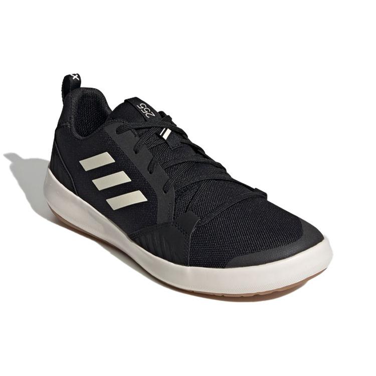Adidas Terrex Boat Abrasion Resistant Breathable Low top Outdoor Shoes Unisex Black White (Unisex) Outdoor Shoes G26530
