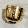 Gold Feng Shui Hundred Blessings Bowl Fine Workmanship Meaningful Gifts Copper Materials Exquisite Mini