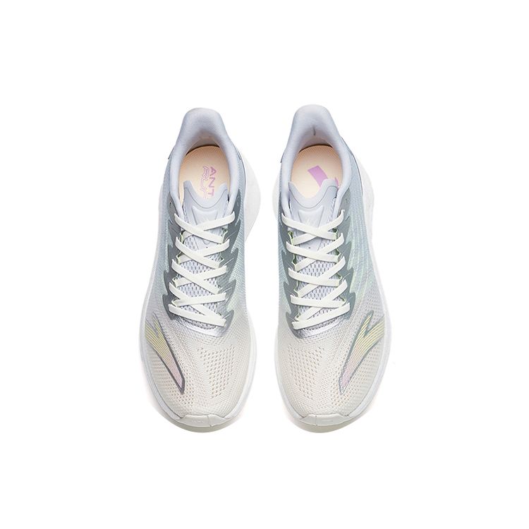 Anta Mach 2.0 амортизирующие нескользящие износостойкие низкие кроссовки для бега женские кроссовки белые фиолетовые зеленые 122225583-6