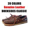 Men Genuine Leather Mocassin Hommeshoes,Newest Fashion Docksides Classic Boat Shoe,Brand Flats Loafers For Men Women A051