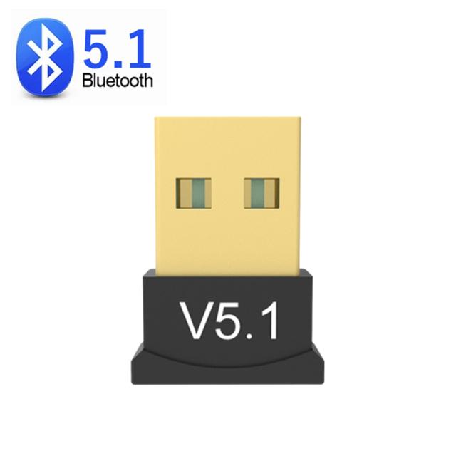 2 в 1 USB Bluetooth 5.1 адаптер передатчик приемник Bluetooth 5.0 аудио USB адаптер для компьютера ПК ноутбук беспроводной динамик