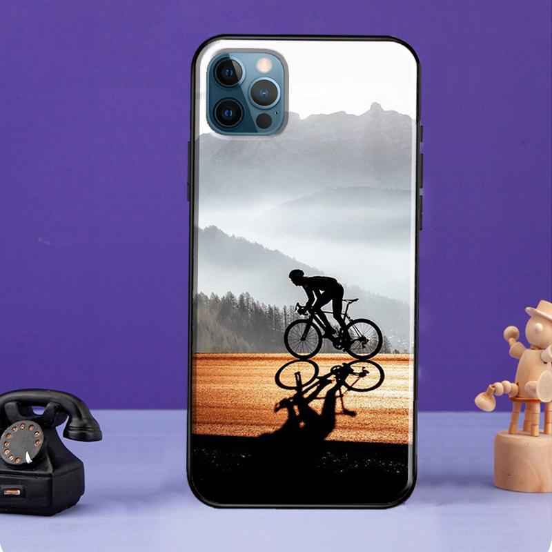 Bike Bicycle Sport Case For iPhone 11 14 Pro Max SE 2020 XR X XS Max 6S 7 8 Plus Cover For iPhone 12 13 Mini