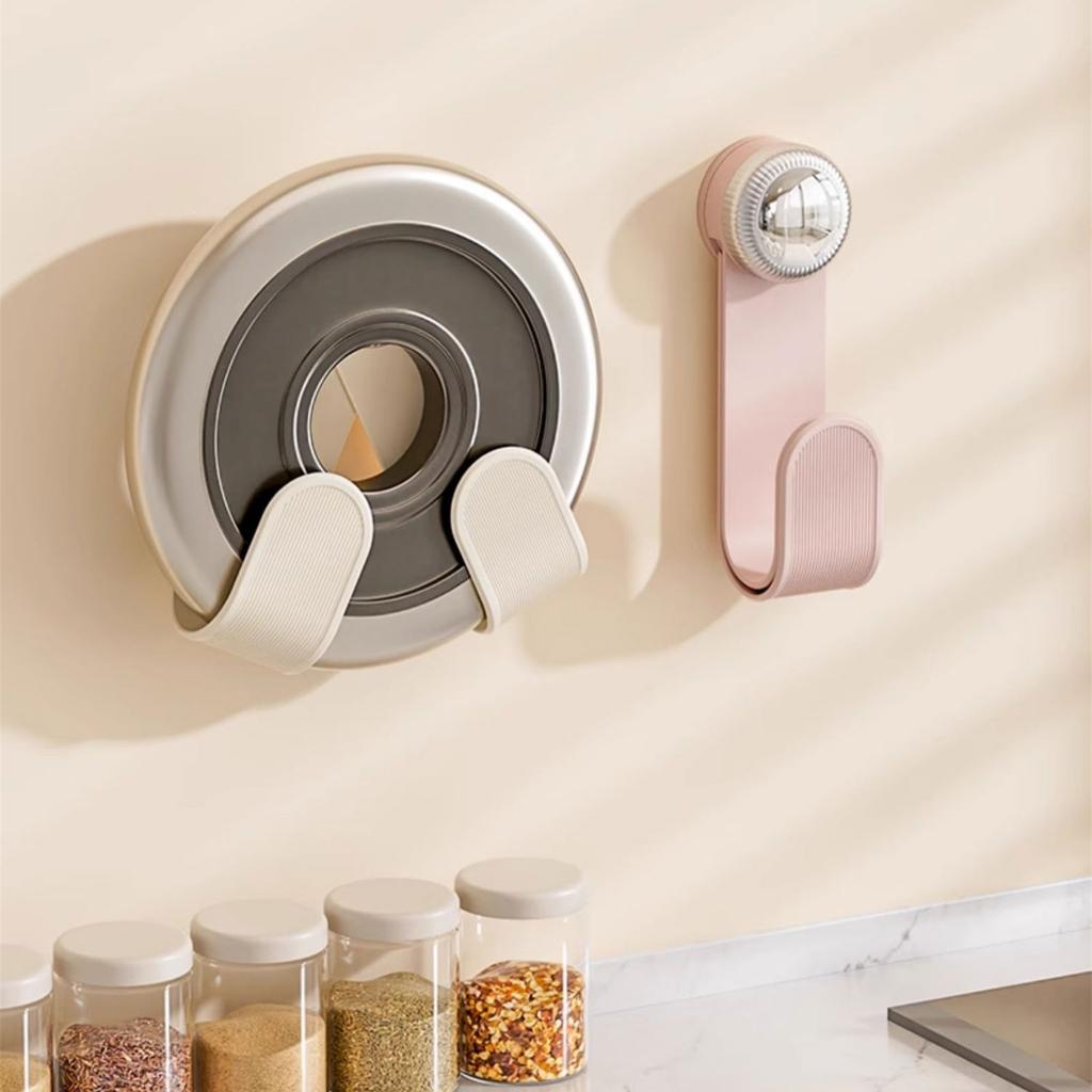 2 шт. настенная подставка для крышек сковородок с присоской, держатель для крышек кастрюль, держатель для хранения крышек сковородок, настенная вешалка для крышек кастрюль