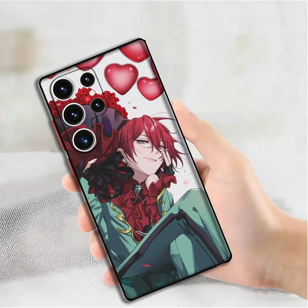 I-Ibara S-Saegusa Costume Show Phone Silicone Case for Samsung S24,22,20,23,21,20 Ultra Plus Lite 5G Print Cover