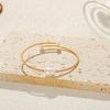Thin Baroque Freshwater Pearl Bracelet Gold Plated For Gift Women S Jewelry
