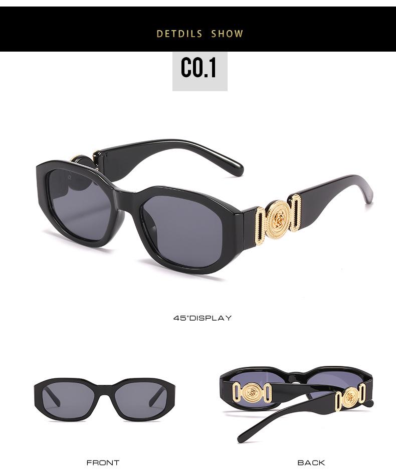 Трендовые многоугольные квадратные солнцезащитные очки 2021 года – стиль европейских и американских знаменитостей