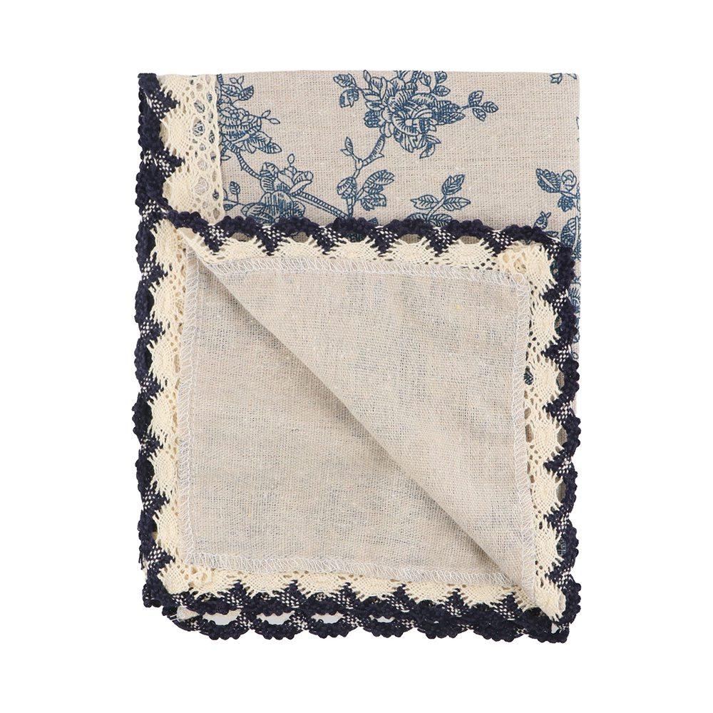 Cotton Fabric Coaster Portable Table Cover Fabric Art Placemat  Coffee Shop