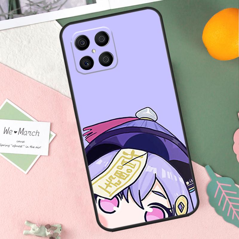 Милый аниме-чехол Genshin Impact для Honor 90 50 70 Lite X9b X9a X8b X8a X8 X9 X9c Honor 200 Pro Magic 7 5 6 Lite Чехол