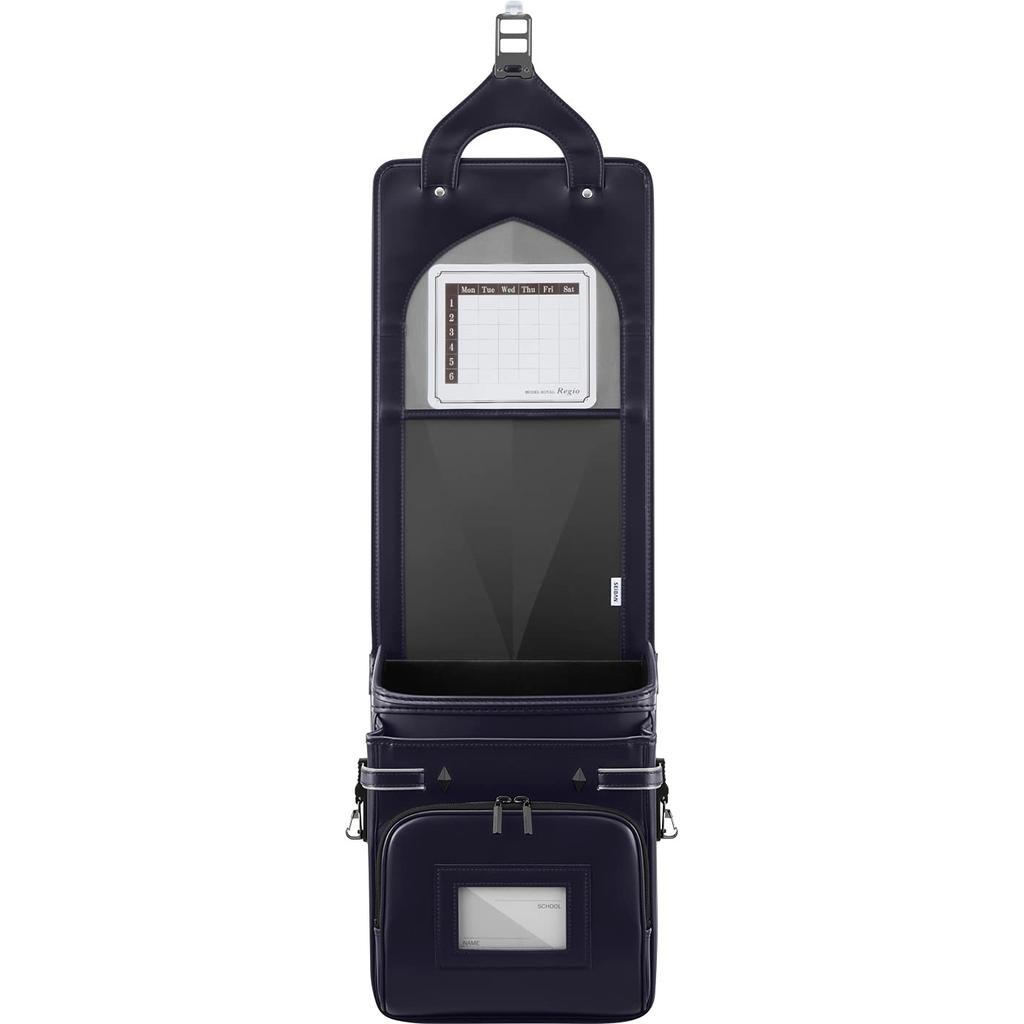 SEIBAN Tenshi no Hane Model Royal Regio Smart School Dark 2023 Backpack, Navy, Boys, Model, RG22B-7790