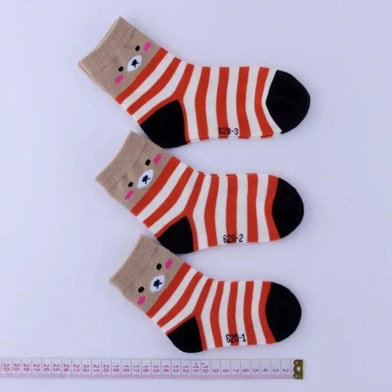 Детские мягкие хлопковые носки для мальчиков и девочек, милые теплые полосатые модные спортивные носки с героями мультфильмов, осенне-зимний детский подарок для детей от 0 до 12 лет