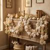 Autumn Artificial Mapple Leaves Garland Multicolor Fall Leaves Vine  Festival Ornament
