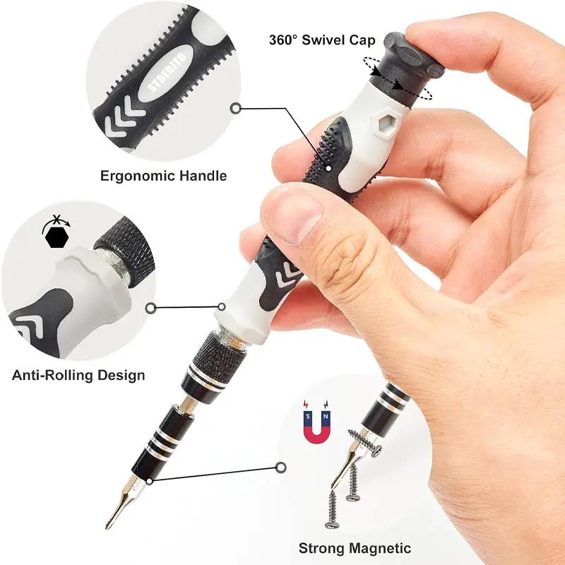 115 In 1 Precision Screwdriver Set PRO Electronics Magnetic Repair Tool Kit With Case For Repair Computer PC Household