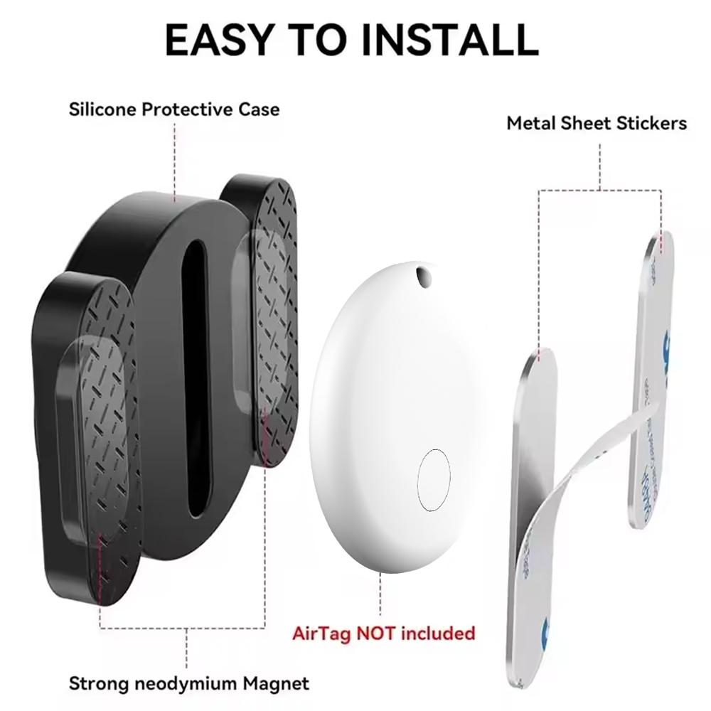 Smart GPS Tracker with Strong Magnetic Silicone Protective Case For Google Find Hub Device Tracker Scooter Luggage Key Tracking