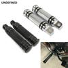 Motorcycle Knurled Foot Pegs CNC Rear Front Footrest Pedal For Harley Touring Road King Sportster 883 XL Softail Dyna