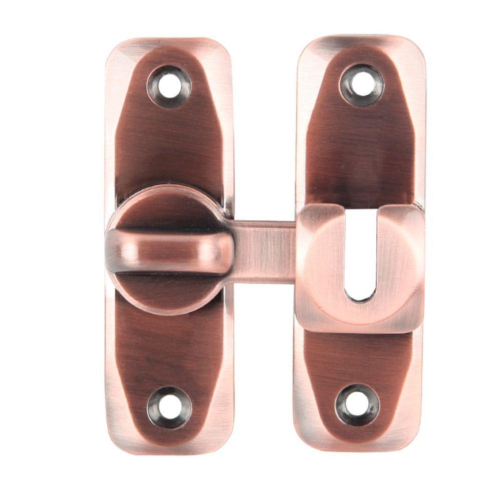 Flat Door Catch Anti-theft Door Bolt No Punching Door Lock Buckle Home