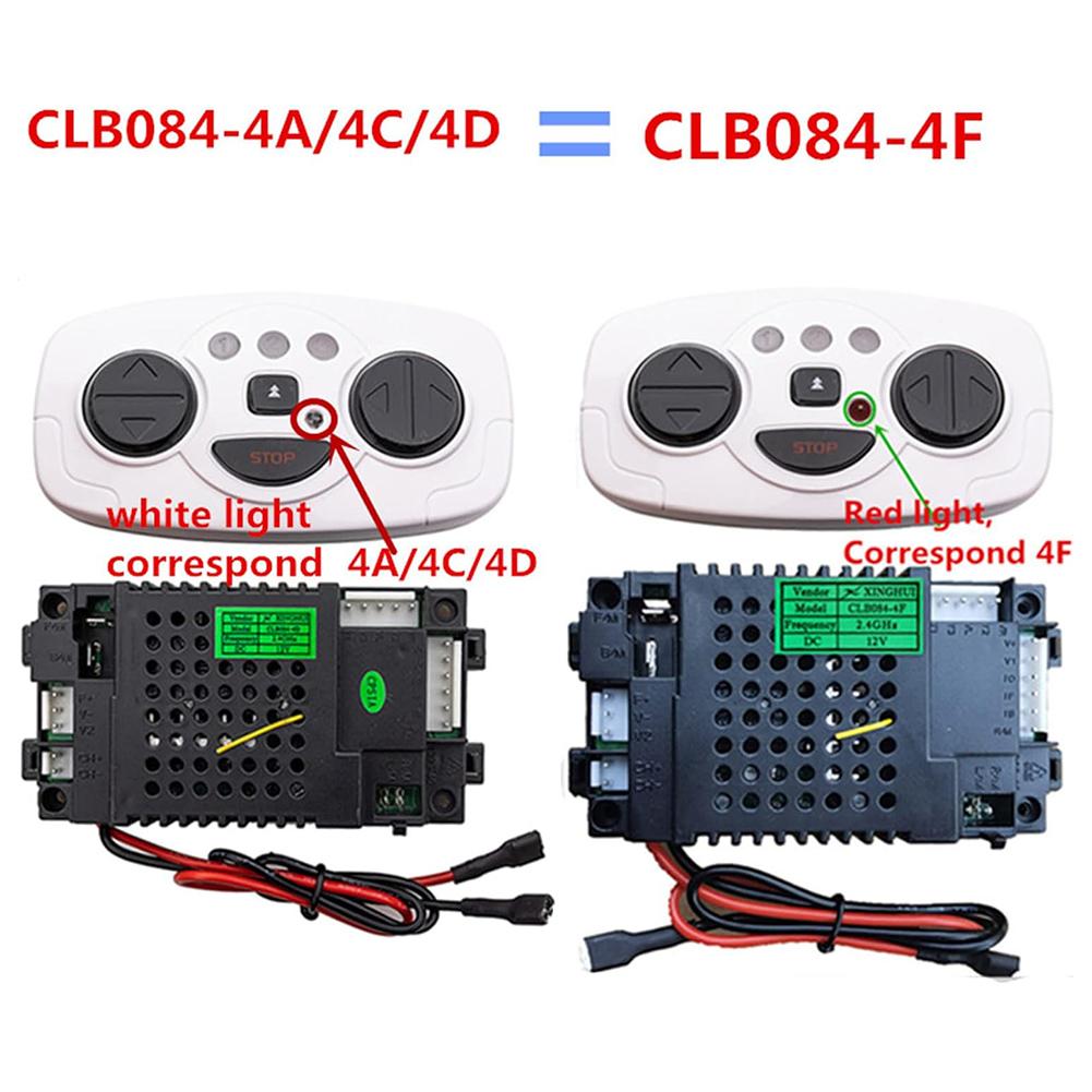 Electric Ride Car Remote Control CLB084 4D with Receiver for Kids' Riding Toys