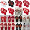 Kansas City Chiefs NFL Football Jersey Mahomes 15 Kelce 87 Embroidered Cotton Mens Team Sport Shirt