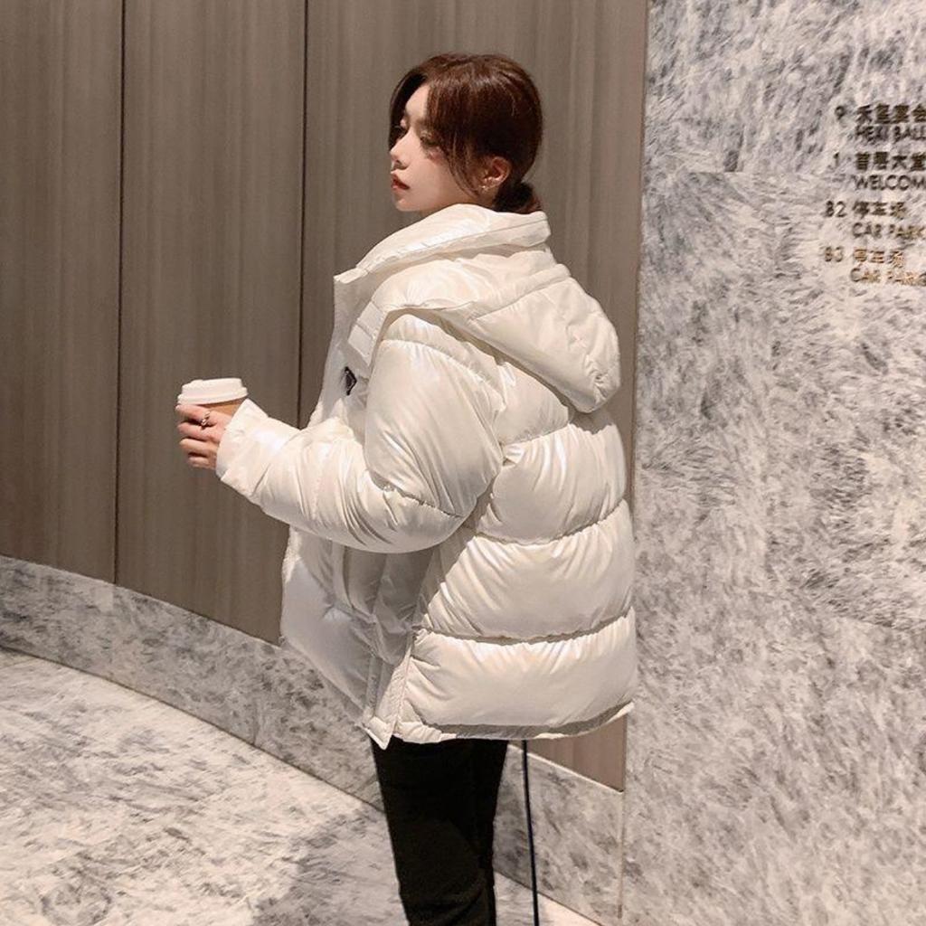 Большие размеры Хлебная одежда Средние и длинные пуховые изделия с хлопковой подкладкой Новые модные женские зимние пальто Толстые куртки с хлопковой подкладкой