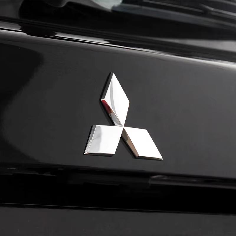 1 шт. Автомобильный значок на передний капот для Mitsubishi Outlander, Задний значок на багажник, Автоаксессуары, Lancer 9 10, Pajero L200 EX ASX,