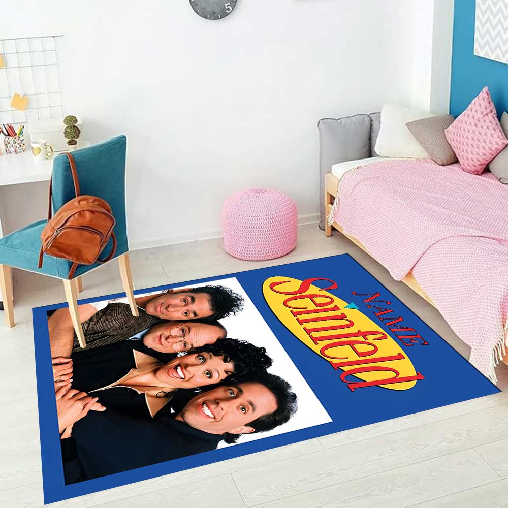 Warner Bros. Works (16) Customize your name rug, office chair cushion, home bedroom living room gift.